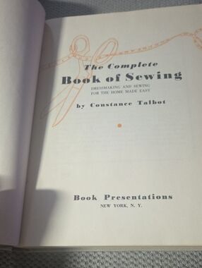 'The Complete Book of Sewing'
